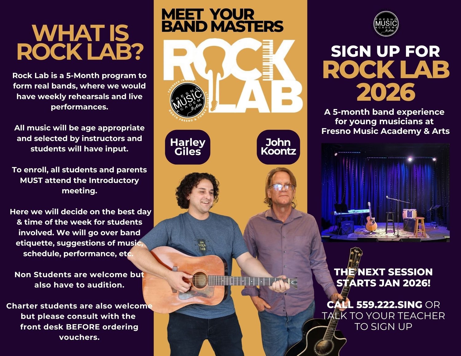 What is Rock Lab, with Harley G. and John Koontz